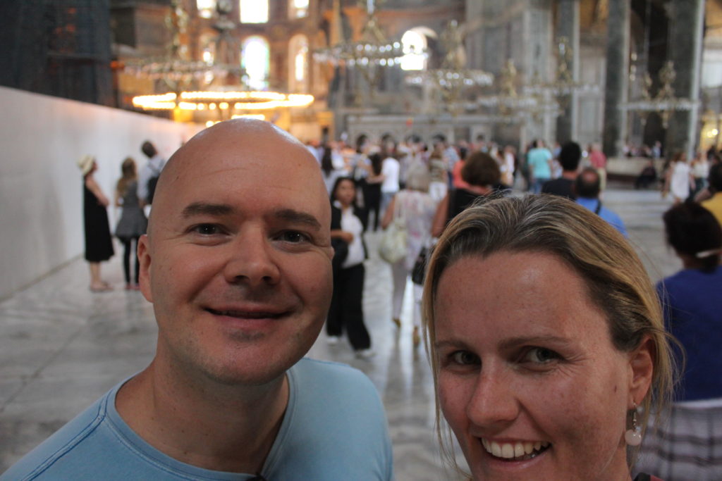 E and H in Hagia Sofia