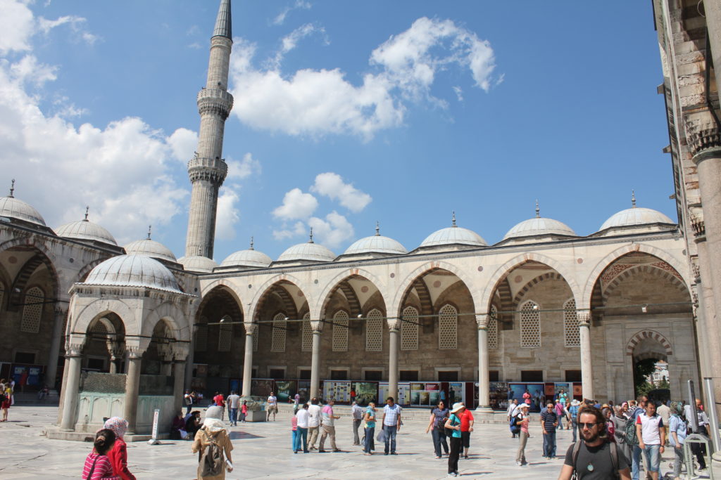 Outside blue mosque